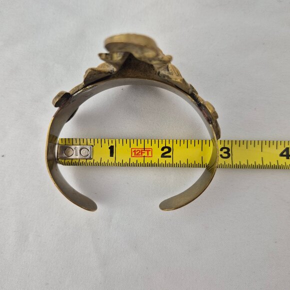 Vintage Elephant Head Cuff Bracelet - Picture 13 of 15